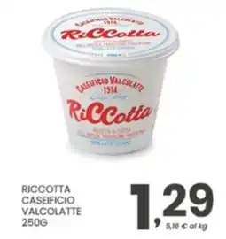 Despar Riccotta CASEIFICIO VALCOLATTE offerta