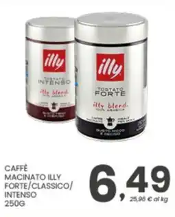 Despar Caffè macinato illy forte/classico/ intenso illy offerta
