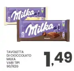Despar Tavoletta di cioccolato MILKA offerta
