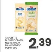 Despar Tavolette di cioccolato nestlé galak bianco / pop ri offerta