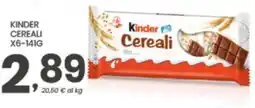 Despar Kinder cereali x6 offerta