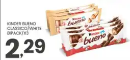 Despar Kinder bueno classico/white bipack/x3 offerta