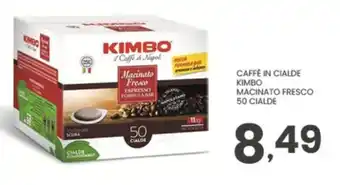 Caffè in cialde kimbo macinato fresco 50 cialde