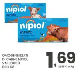 Despar Omogeneizzati di carne nipiol offerta