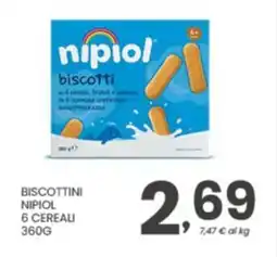 Despar Biscottini nipiol 6 cereali offerta