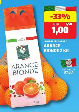 ALDI I colori del sapore arance bionde offerta