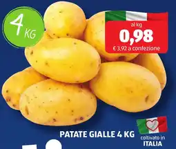 ALDI Patate gialle offerta