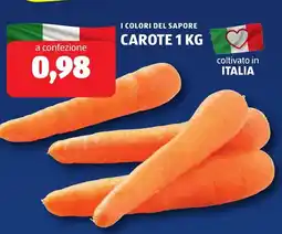 ALDI I colori del sapore carote offerta