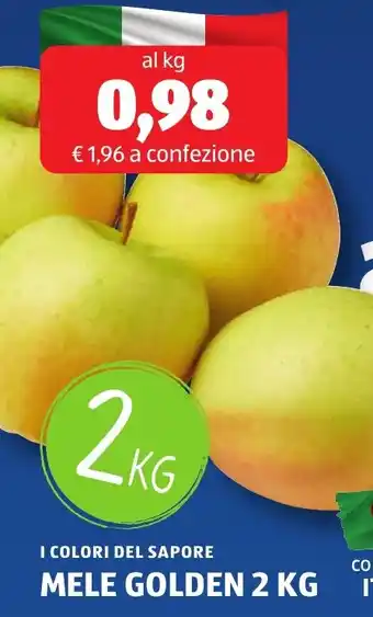 I colori del sapore mele golden