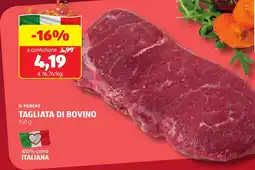 ALDI Il podere tagliata di bovino offerta