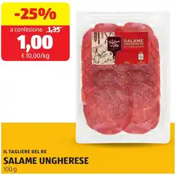 ALDI Il tagliere del re salame ungherese offerta