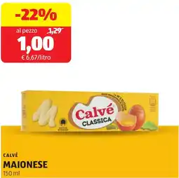 ALDI Calvé maionese offerta