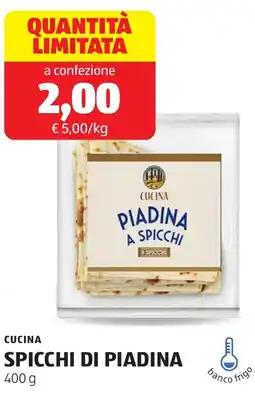 ALDI Cucina spicchi di piadina offerta