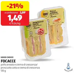 ALDI Good choice focacce offerta