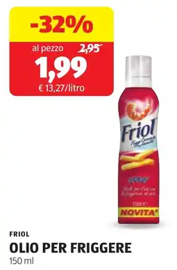 ALDI Friol olio per friggere offerta