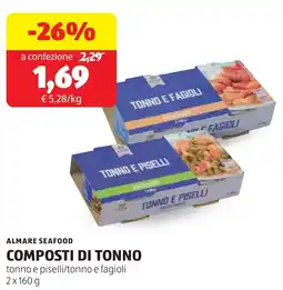 ALDI Almare seafood composti di tonno offerta