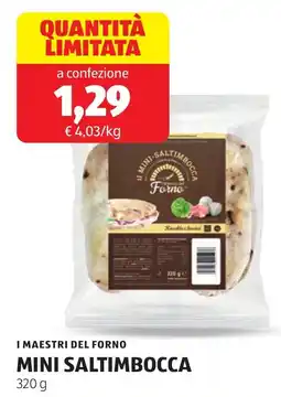 ALDI I maestri del forno mini saltimbocca offerta