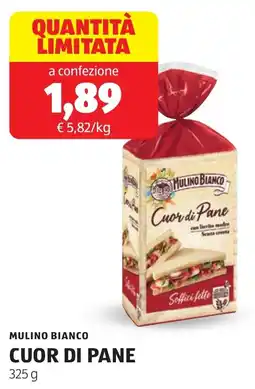ALDI Mulino bianco cuor di pane offerta