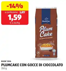 ALDI Buon'ora plumcake con gocce di cioccolato offerta