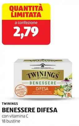 ALDI Twinings benessere difesa offerta