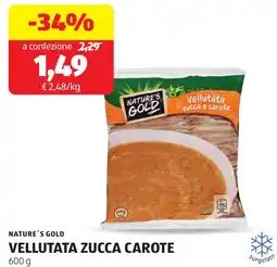 ALDI Nature's gold vellutata zucca carote offerta