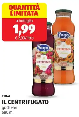 ALDI Yoga il centrifugato offerta