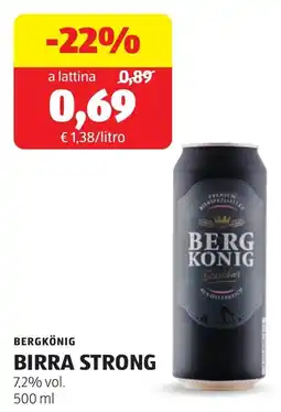 ALDI Bergkönig birra strong offerta
