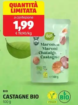 ALDI Bio castagne bio offerta
