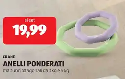 ALDI Crane anelli ponderati offerta