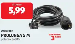 ALDI Workzone prolunga 5 M offerta