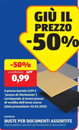 ALDI Expertiz buste per documenti assortite offerta