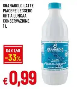 A&O Granarolo latte piacere leggero uht a lungaa conservazione offerta