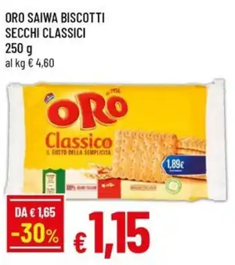 A&O Oro saiwa biscotti secchi classici offerta