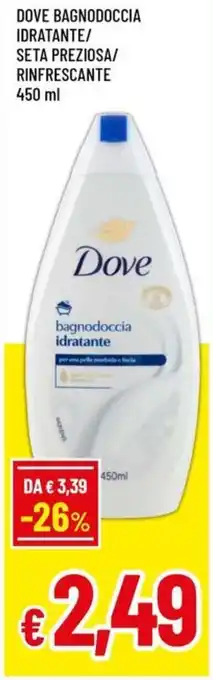 A&O Dove bagnodoccia idratante/ seta preziosa/ rinfrescante offerta