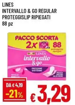 A&O Lines intervallo & go regular proteggislip ripiegati 88 pz offerta