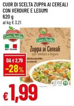 A&O Cuor di scelta zuppa ai cereali con verdure e legumi offerta