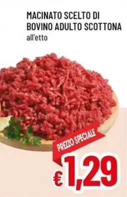 A&O Macinato scelto di bovino adulto scottona offerta