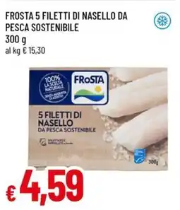A&O Frosta 5 filetti di nasello da pesca sostenibile offerta
