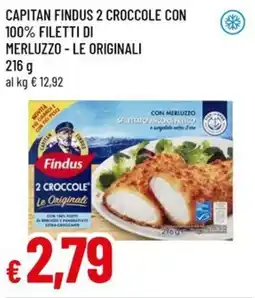 A&O Capitan findus 2 croccole con 100% filetti di merluzzo - le originali offerta