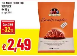 A&O Tre marie cornetto semplice offerta