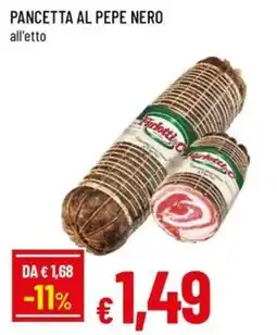A&O Pancetta al pepe nero offerta