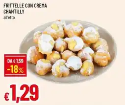 A&O Frittelle con crema chantilly offerta