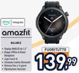 Unieuro amazfit Balance offerta