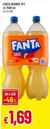 A&O Fanta orange pet offerta