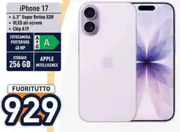 Unieuro iPhone 17 offerta