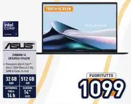 Unieuro ASUS ZENBOOK 14 UX3405CA-PZ462W offerta