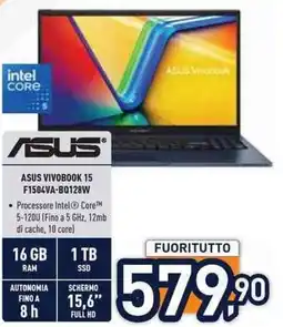 Unieuro ASUS VIVOBOOK 15 F1504VA-BQ128W offerta