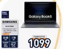 Unieuro SAMSUNG GALAXY BOOKS offerta