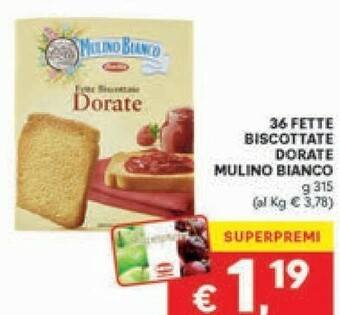 Metà Fette biscottate offerta
