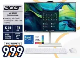 Unieuro acer ASPIRE C27 (DO.BNRET.009) offerta